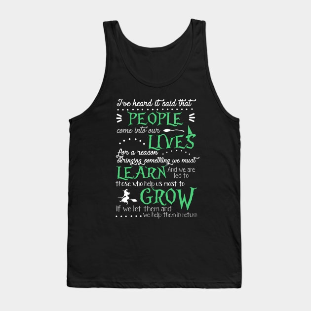 Wicked Musical Quote Tank Top by KsuAnn